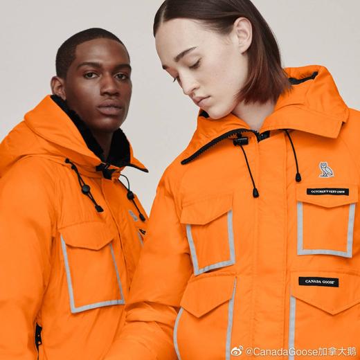 特价不退不换,高端版 猫头鹰联名ovo cg 加拿大鹅反光保暖鹅绒外套