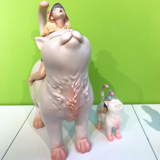 白夜童话-猫将军-小-粉晶蓝-贾晓鸥 商品图3