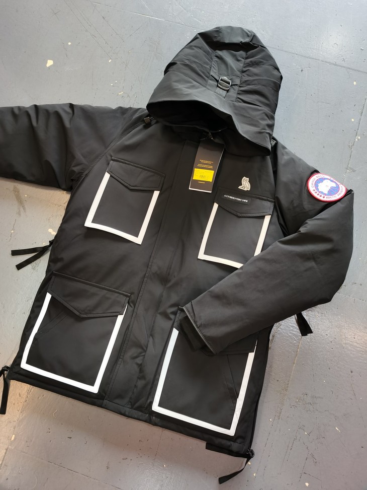 高端版 猫头鹰联名ovo cg 加拿大鹅反光保暖鹅绒外套