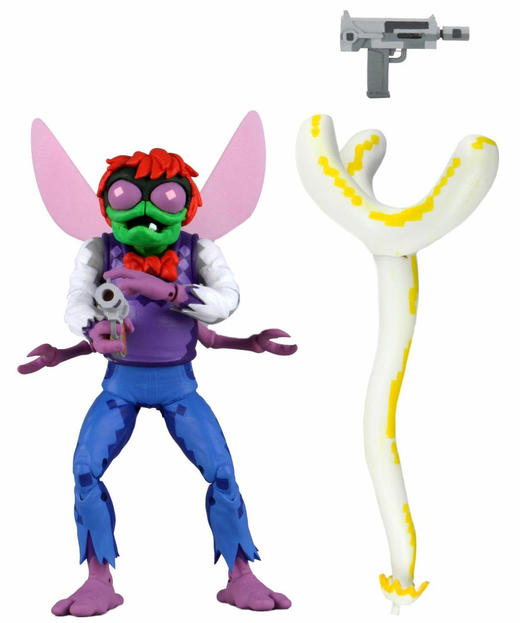 5月亚洲正版neca忍者神龟苍蝇人54175