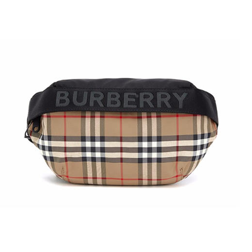 BURBERRY 巴宝莉 年新品 男士中号Vintage格纹腰包 格子 8026557 A7026 商品图0