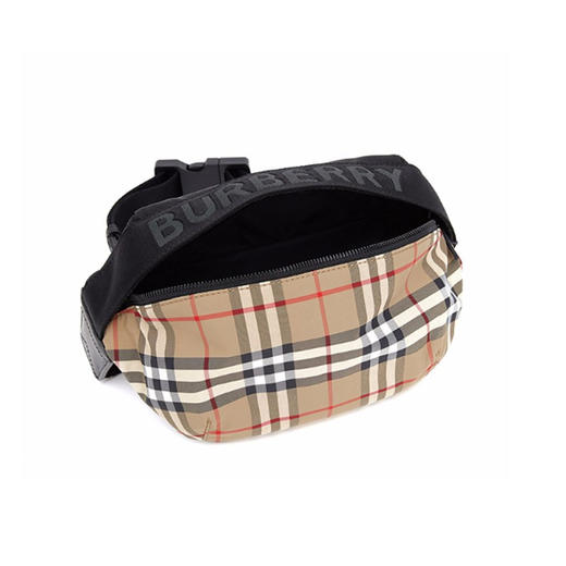BURBERRY 巴宝莉 年新品 男士中号Vintage格纹腰包 格子 8026557 A7026 商品图3