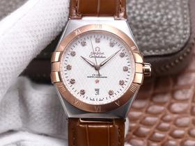 TW欧miga星座星座系列第五代作品,尺寸39mm，搭载原装8800,8801自动机芯。男士腕表，皮表带，自动机械机芯，密底。