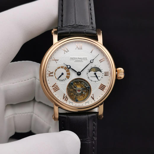 百达翡丽 陀飞轮男表直径:42mm高仿手表多少钱
