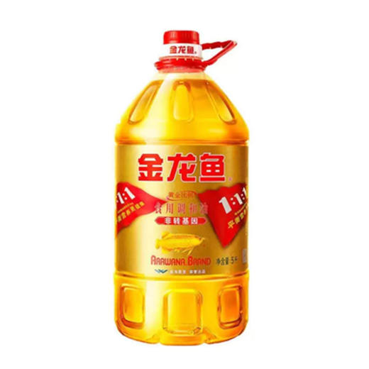 【73.9元/桶】金龙鱼非转基因第二代调和油5L（0100268） 商品图0