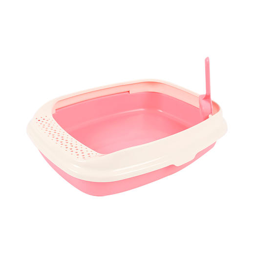 美卡半封闭踏板式猫砂盆漏砂踏板猫厕所小号防外溅猫沙盆猫屎盆 商品图1