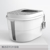 美卡波斯花环顶入式猫砂盆超大号顶出式猫厕所防外溅肥猫厕所 商品缩略图1