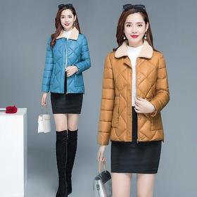 意满Z105冬季新款简约加棉加厚羽绒棉服