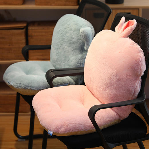 【办公室腰靠坐垫】秋冬护腰柔软沙发垫抱枕坐垫 一体腰椎学生椅垫久坐靠背 商品图2