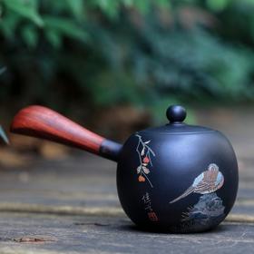 何建 佳兮 合作横把壶