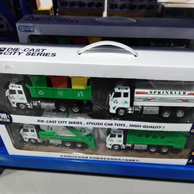 8207合金环卫车四辆装