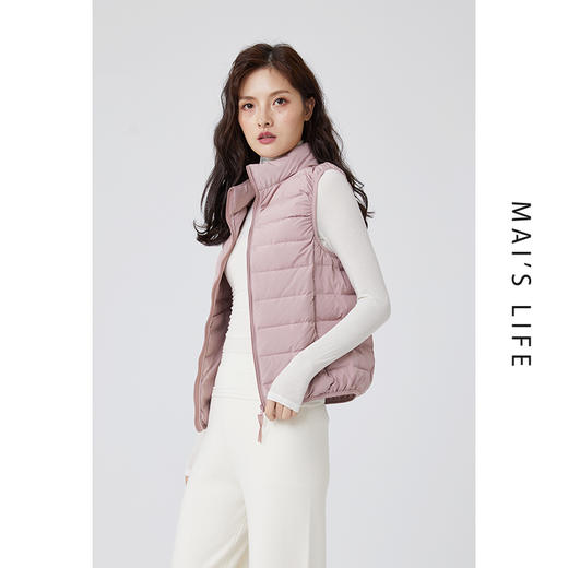 【性价比之选 百分之90白鸭绒】麻衣森活轻薄羽绒服  新型无缝款 双层复合面料 低调优雅 多色可选 商品图6