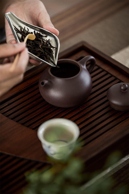 禅意茶则 手工锡 莲瓣 赏茶荷 醒茶则 茶匙勺