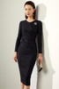 J20384605A 2020秋冬装新款通勤修身女士气质时尚名媛长袖职业包臀连衣裙颈袖添香 商品缩略图0