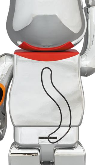 收藏系列 Be@rbrick 400%系列 千万两 银色 商品图1