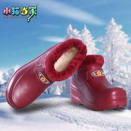 PDD-XMDJ201026新款时尚加绒保暖防滑防水雪地靴TZF 商品图0