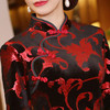 MQ18Q33新款中国风优雅气质立领长袖印花加绒保暖旗袍TZF 商品缩略图2