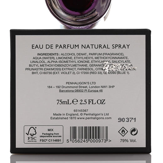 潘海利根 兽首麻雀 纯真的弗洛拉 Penhaligon's The Ingénue Cousin Flora 小样/正装 商品图2