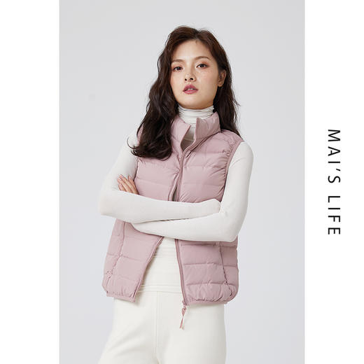 【性价比之选 百分之90白鸭绒】麻衣森活轻薄羽绒服  新型无缝款 双层复合面料 低调优雅 多色可选 商品图5