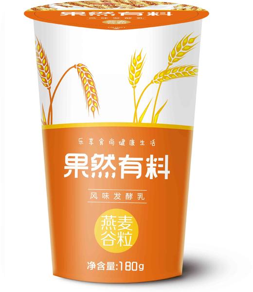 天润燕麦谷粒纸杯酸奶180g