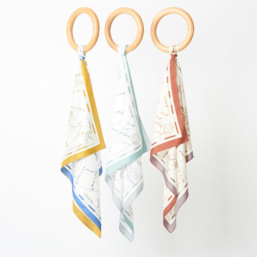 【线上专款】双面印花中方巾-万物生 商品图2