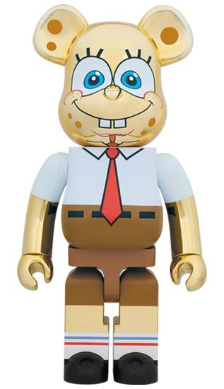 收藏系列 Be@rbrick 1000%系列 海绵宝宝 金色 商品图1
