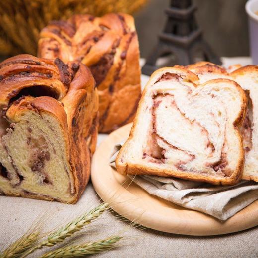 山野面包 红豆吐司面包半条装 315g/袋 商品图0