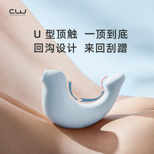 【顺丰私密发货 大人糖逗豆鸟新品CW小海豹】shun吸+ G dian 刺激震动按摩 商品图2