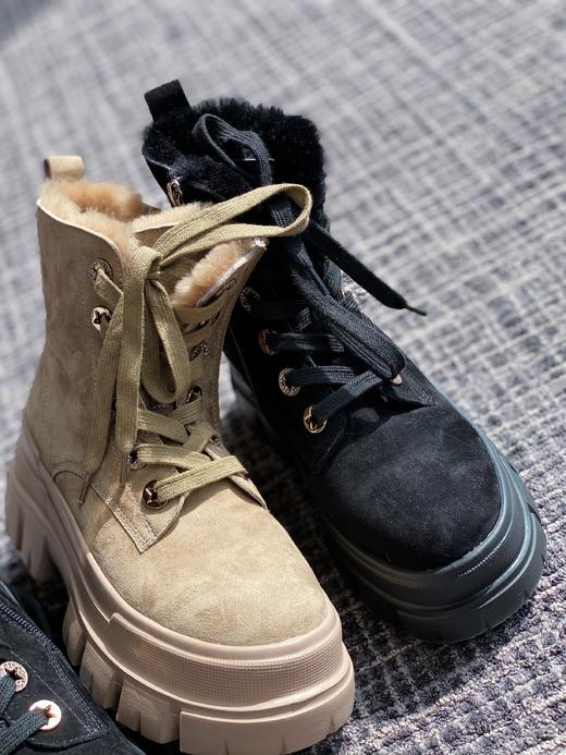 Westory2020冬季新款时尚系带高帮马丁靴W20DS80561 商品图1