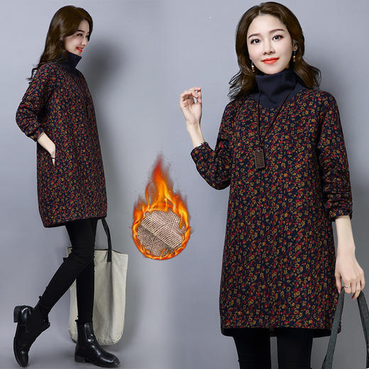 WZNH-JYJ8932冬季新款高领休闲时尚潮流件套头加厚卫衣 商品图0