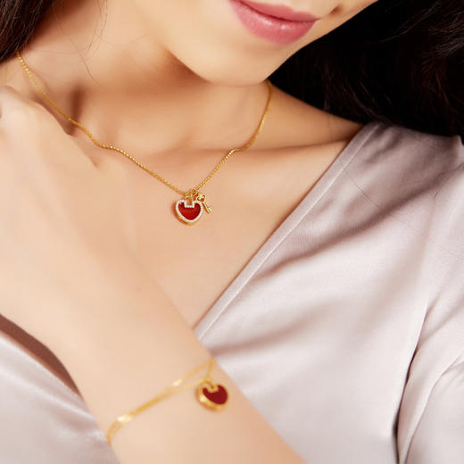 「 心动 」红玛瑙项链 商品图4