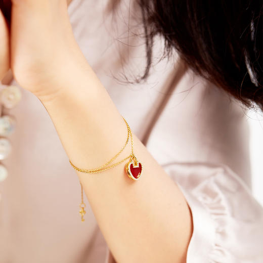 「 心动 」红玛瑙手链 商品图2