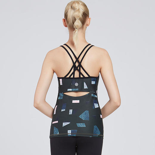 【100元任选4件】水沐伊朵瑜伽背心5293（清仓产品，收货7天内支持调换、不退款） 商品图0