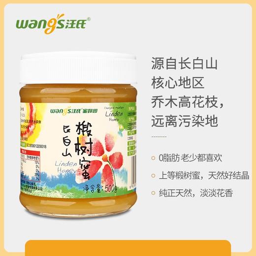【汪氏】长白山正宗椴树蜜 500g 白蜜润内燥 沁润补元气 商品图1
