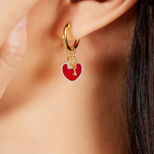 「 心动 」红玛瑙耳饰 商品图1