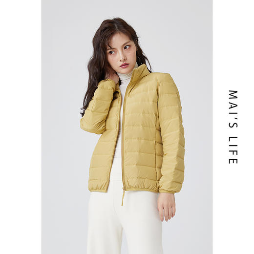 【性价比之选 百分之90白鸭绒】麻衣森活轻薄羽绒服  新型无缝款 双层复合面料 低调优雅 多色可选 商品图4