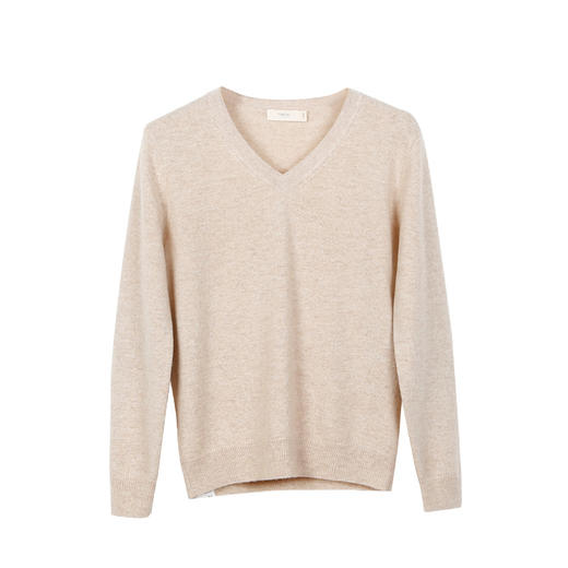 METTE羊绒世家童装V领100%山羊绒衫2020秋冬新品轻薄针织保暖毛衣 商品图8