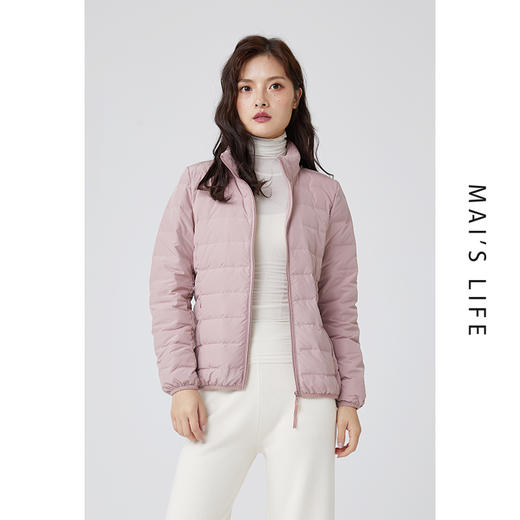 【性价比之选 百分之90白鸭绒】麻衣森活轻薄羽绒服  新型无缝款 双层复合面料 低调优雅 多色可选 商品图2