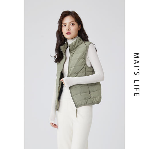 【性价比之选 百分之90白鸭绒】麻衣森活轻薄羽绒服  新型无缝款 双层复合面料 低调优雅 多色可选 商品图7