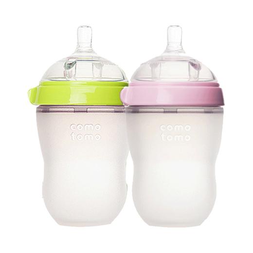 韩国可么多么comotomo 婴儿防胀气全硅胶奶瓶250ml 商品图0