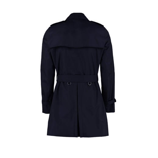 BURBERRY 巴宝莉 男士温布尔顿版型 - 系带短款 Trench 风衣 藏蓝色 8015238 A1177 商品图1