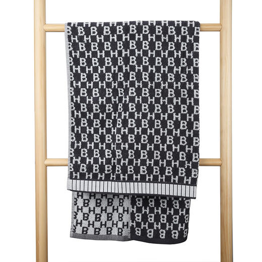 HBMJ-001-1 HB LOGO提花运动浴巾 商品图5