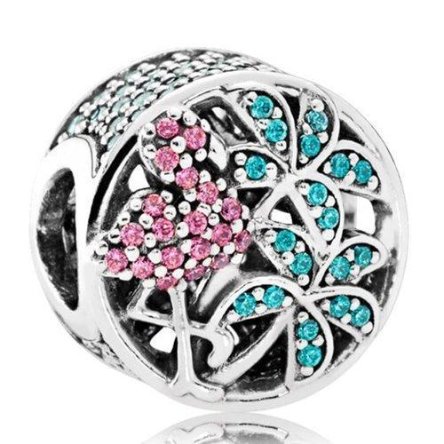 PANDORA/潘多拉 女士多色雨林火烈鸟925银串饰  792117CZS 商品图0