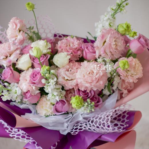 《遇见》-韩式混搭花束（紫色花颜色偏暗显旧介意慎拍） 商品图1