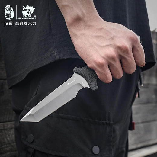 汉道【战狼战术刀】户外战术直刀防身刀野外求生军刀 商品图6