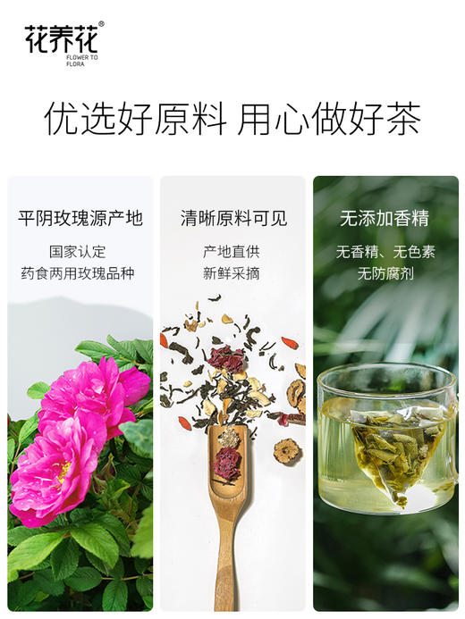 8种口味 心意组合花草茶100g（16包）/盒 商品图2