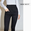 [江疏影同款]Miss Sixty2020冬季新款高腰紧身黑科技羊绒牛仔裤女604JJ2590800 商品缩略图1