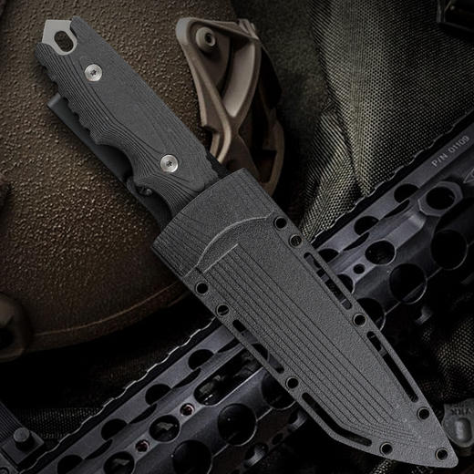 汉道【战狼战术刀】户外战术直刀防身刀野外求生军刀 商品图4