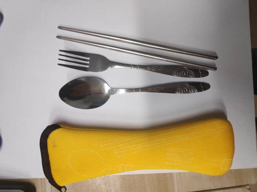 【清仓】中兴 活业小本子/鱼骨三件套（勺子筷子叉子 颜色随机） 商品图4