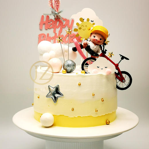 【甜久荟 滑板少年少女 自行车二款】在新鲜的空气里 健康成长 纯动物鲜奶蛋糕 无化学添加低糖 好吃又健康 商品图4